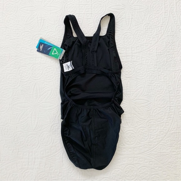 Speedo Powerflex Eco Core Super Pro Back One Piece Training Swimsuit (Sz 6/32) - Picture 5 of 6